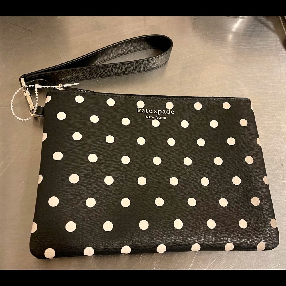Kate Spade Polka Dot wristlet